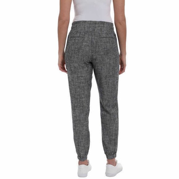 Briggs Linen Blend Jogger Pants Black XL - Picture 3 of 4